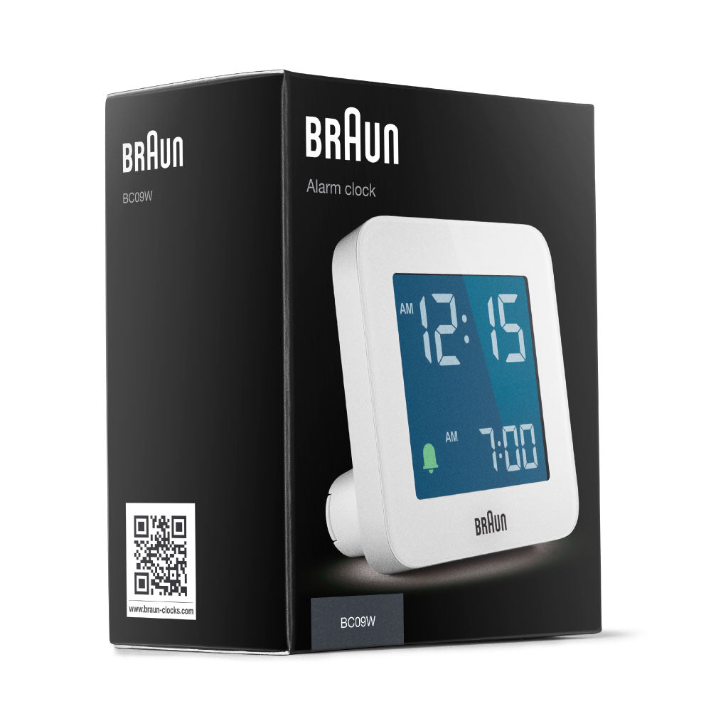 BRAUN Digital Alarm Clock BC09W ブラウン 時計 置き時計 卓上時計 インテリア時計 デジタルクロック
