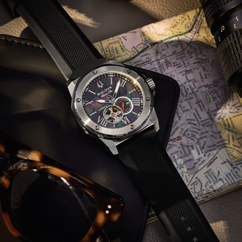 <先行予約受付中 / 2025年11月6日発売> BULOVA 150周年記念 日本限定モデル Marine Star 98A332 ブローバ 腕時計 メンズ