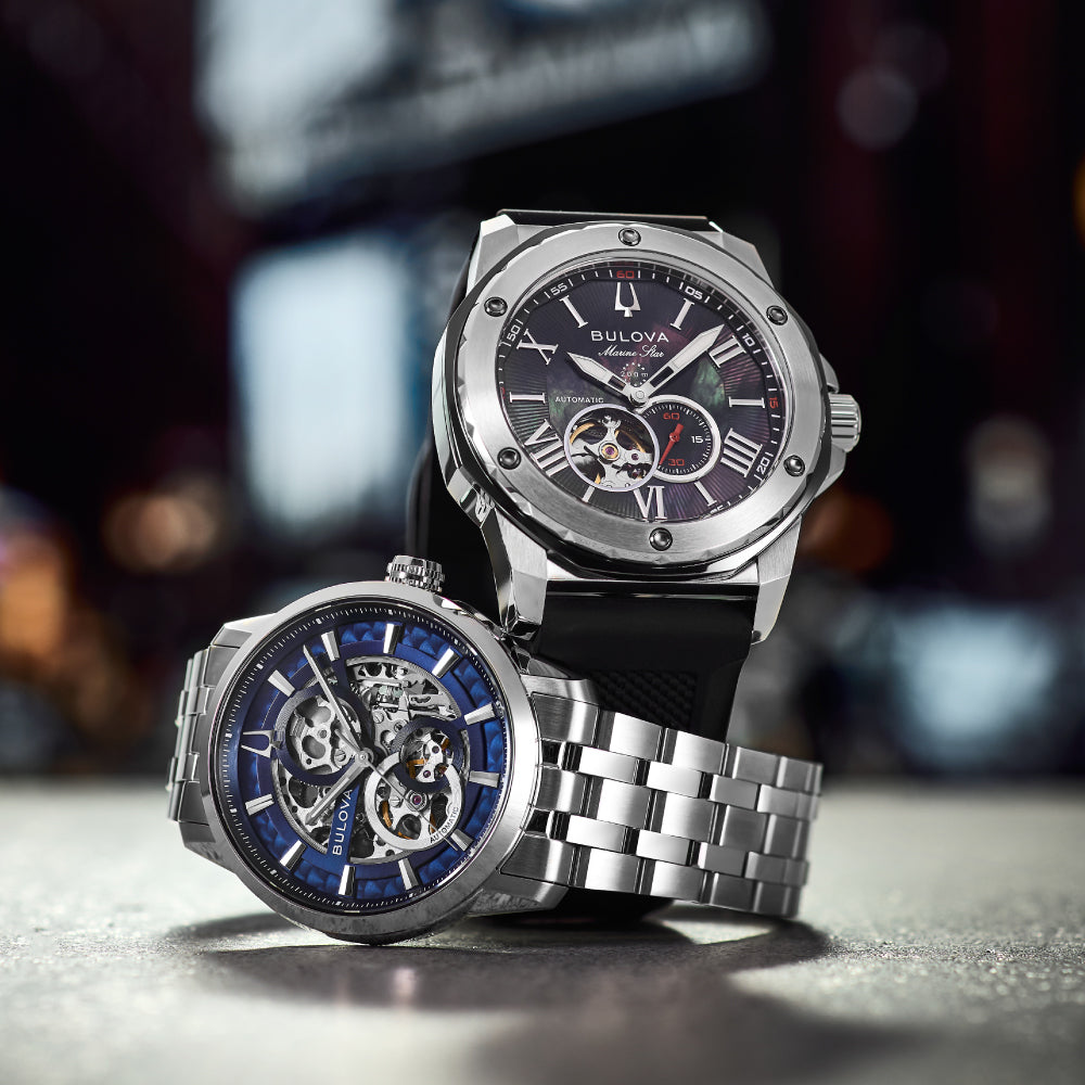 <先行予約受付中 / 2025年11月6日発売> BULOVA 150周年記念 日本限定モデル Marine Star 98A332 ブローバ 腕時計 メンズ