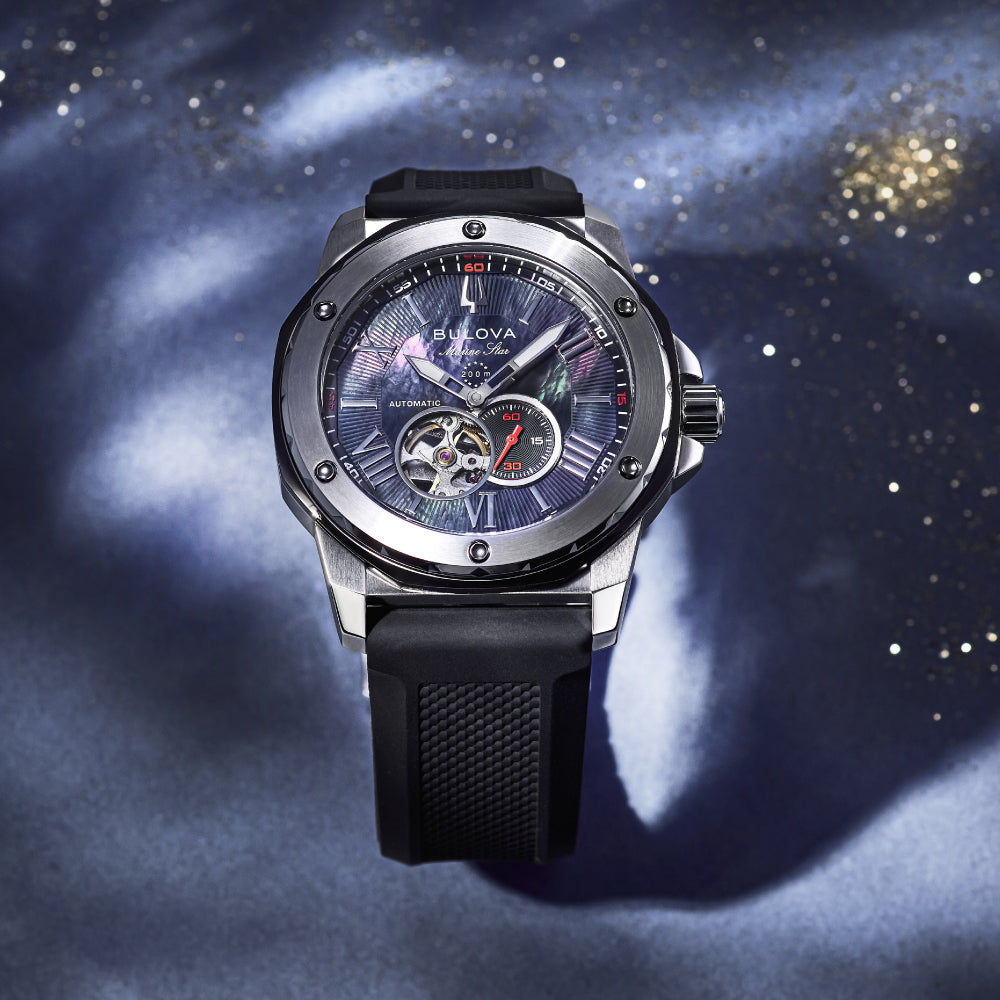 <先行予約受付中 / 2025年11月6日発売> BULOVA 150周年記念 日本限定モデル Marine Star 98A332 ブローバ 腕時計 メンズ