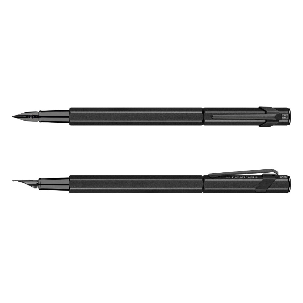 Caran d'Ache カランダッシュ ブラックエディション 849 万年筆ブラックコード