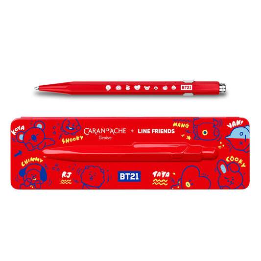 Caran d'Ache 849 カランダッシュ+ラインフレンズ BT21ボールペン