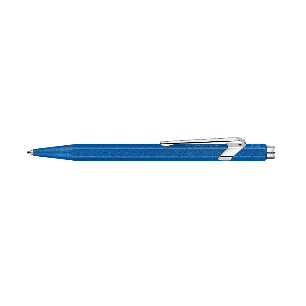 Caran d'Ache 849 カランダッシュ カラーマット X ブルー ボールペン スリムパック入り