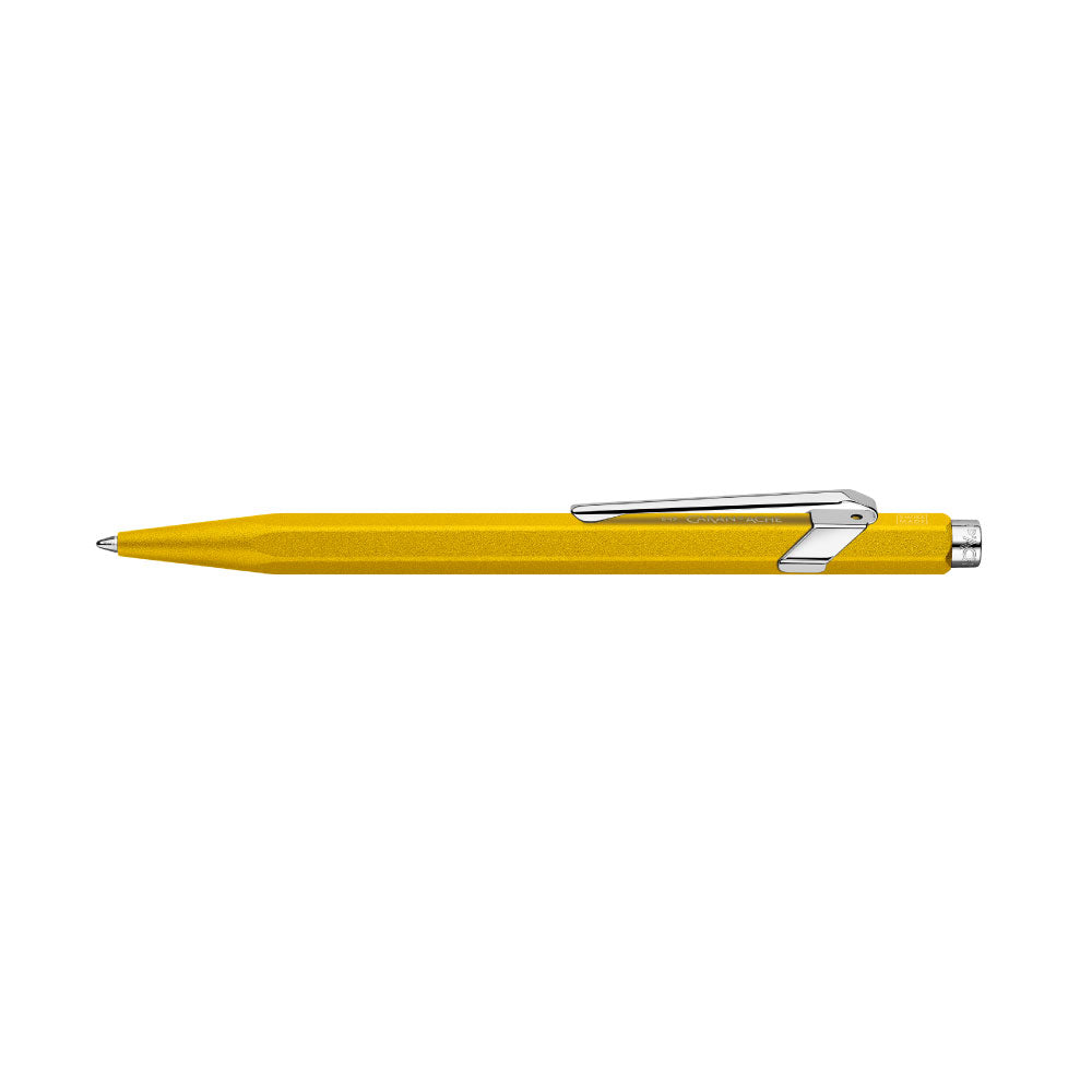 Caran d'Ache 849 カランダッシュ カラーマット X イエロー ボールペン スリムパック入り