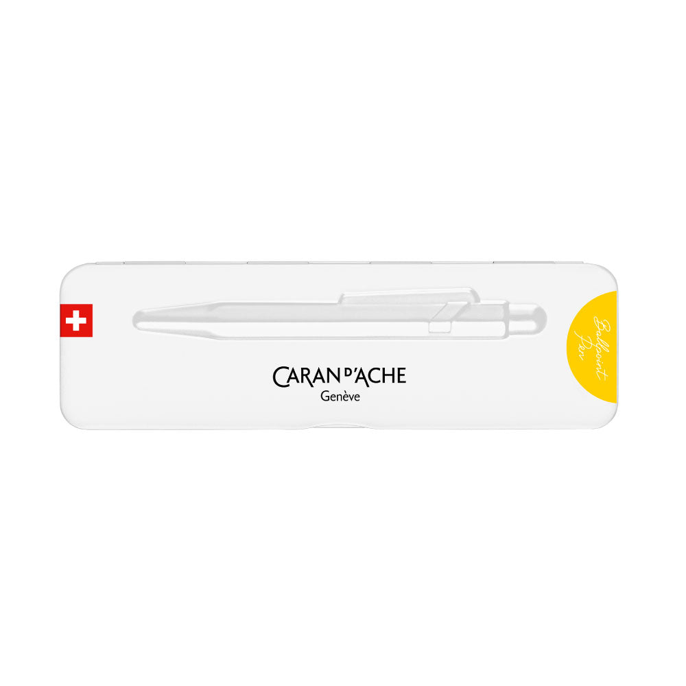 Caran d'Ache 849 カランダッシュ カラーマット X イエロー ボールペン スリムパック入り