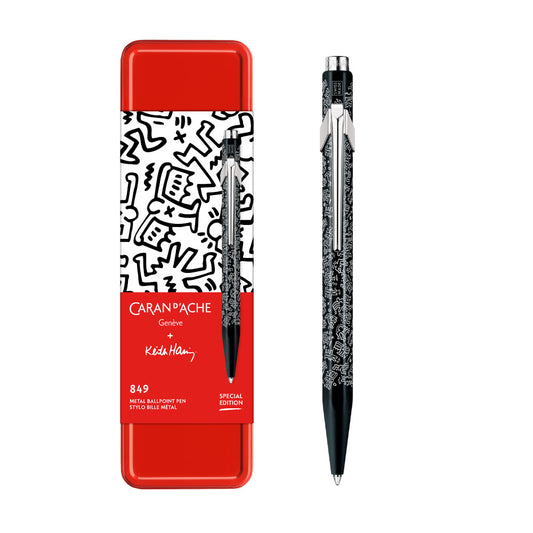 Caran d'Ache  849 カランダッシュ+キース・へリング ブラック スペシャルエディション ボールペン