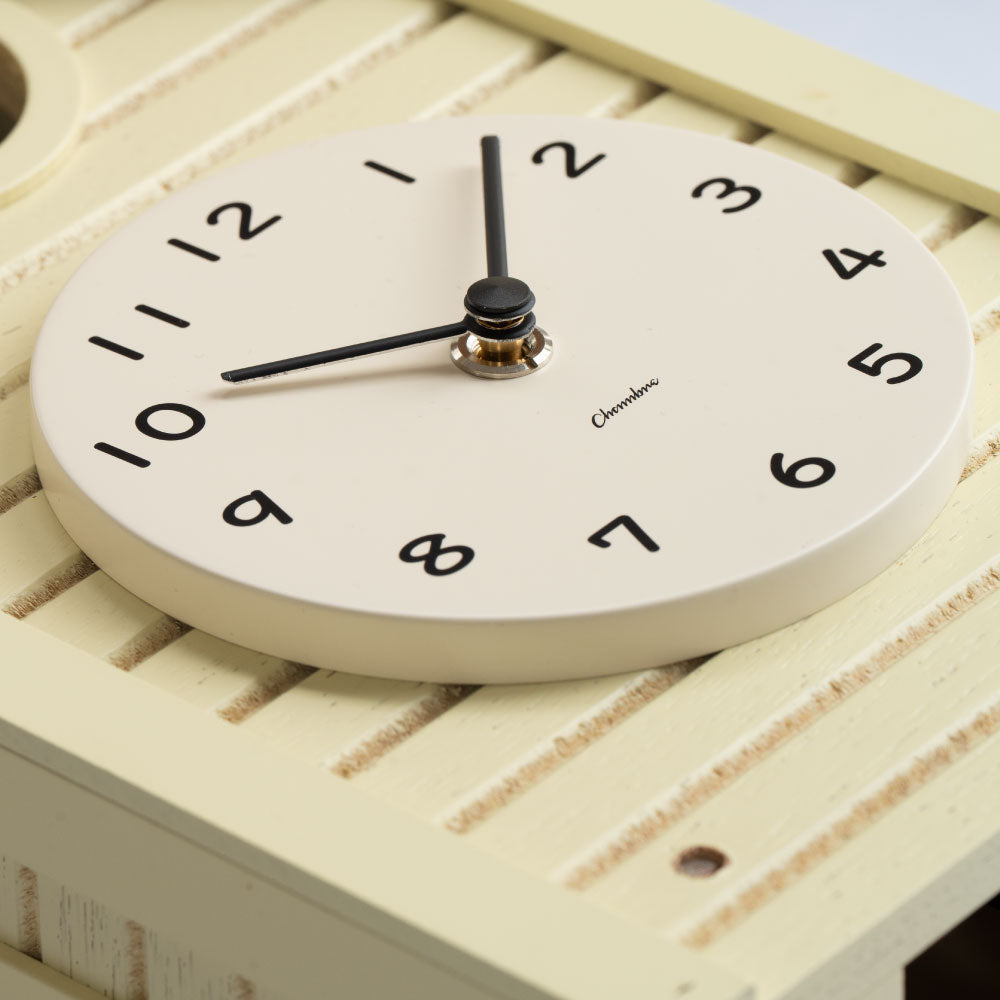 CHAMBRE Cuckoo CLOCK YELLOW CH-059YE シャンブル 時計 振り子時計
