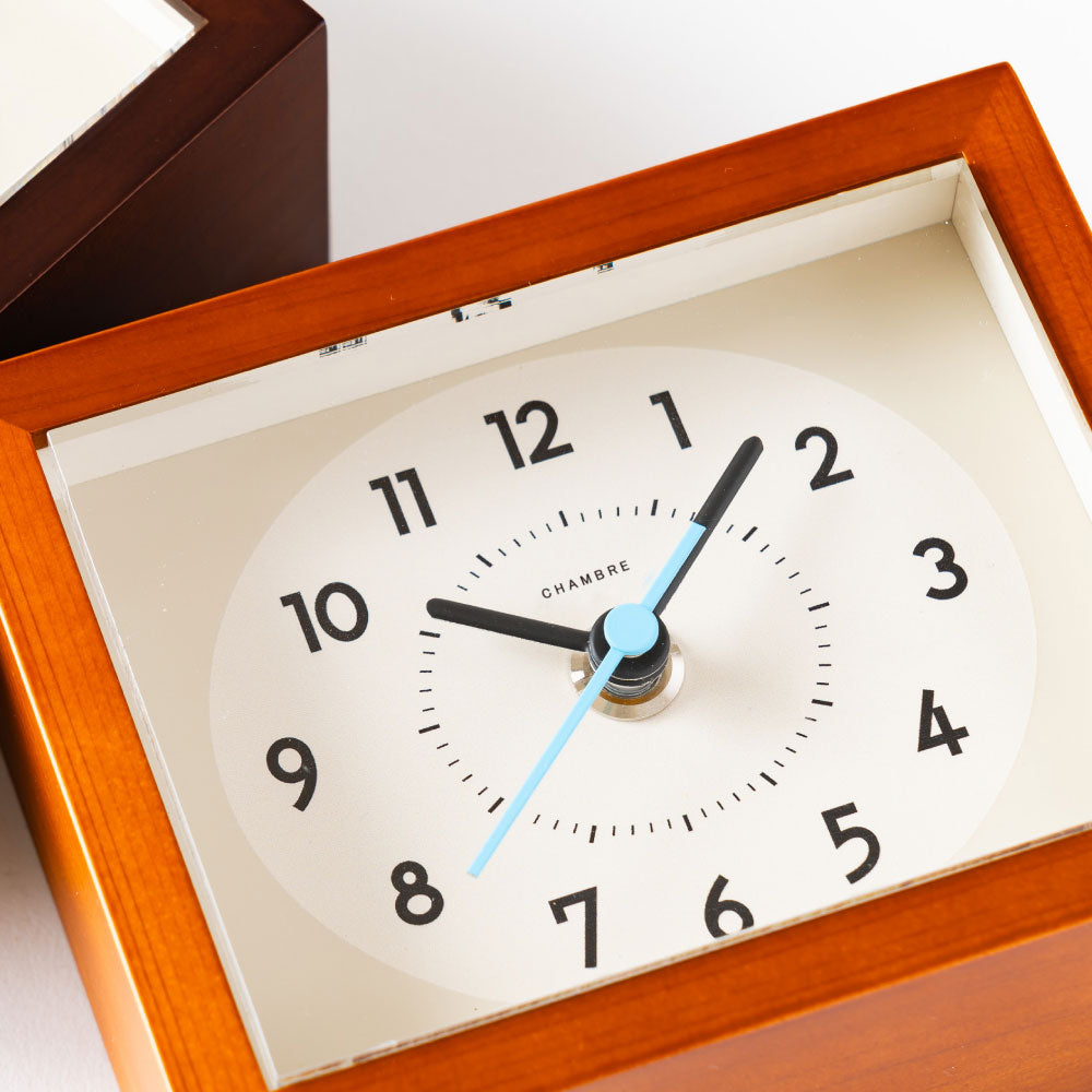 CHAMBRE ひのきの置き時計 CAFE BROWN CH-070CB