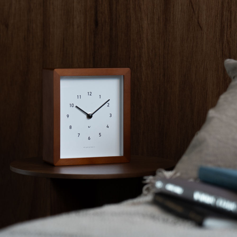 CHAMBRE Blanc CLOCK CAFE BROWN CH-072CB