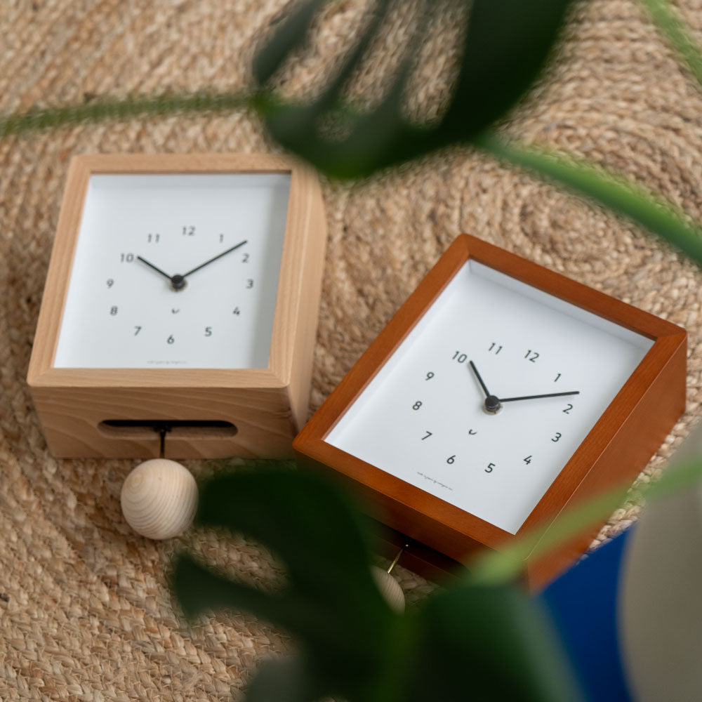 CHAMBRE Blanc CLOCK NATURAL CH-072NA