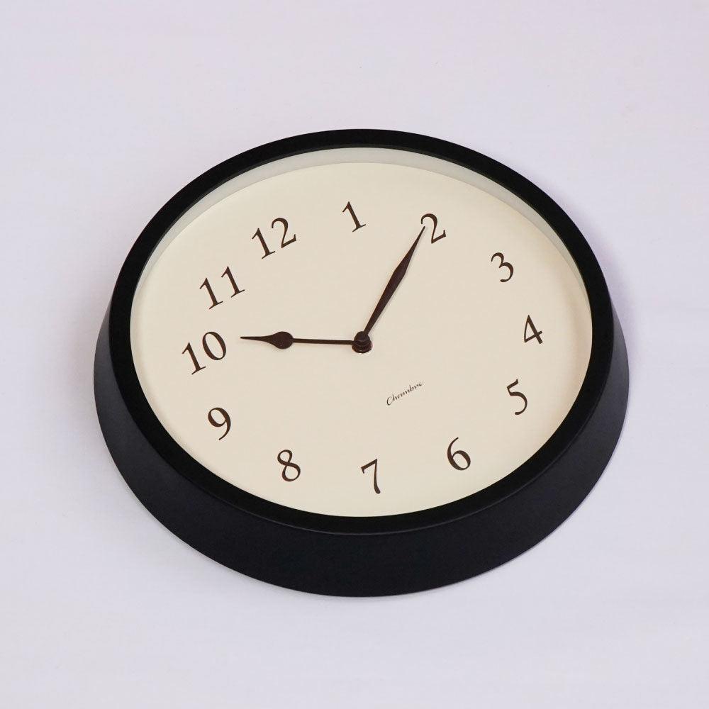 CHAMBRE Clair CLOCK BLACK CH-076BK シャンブル 掛け時計 電波時計