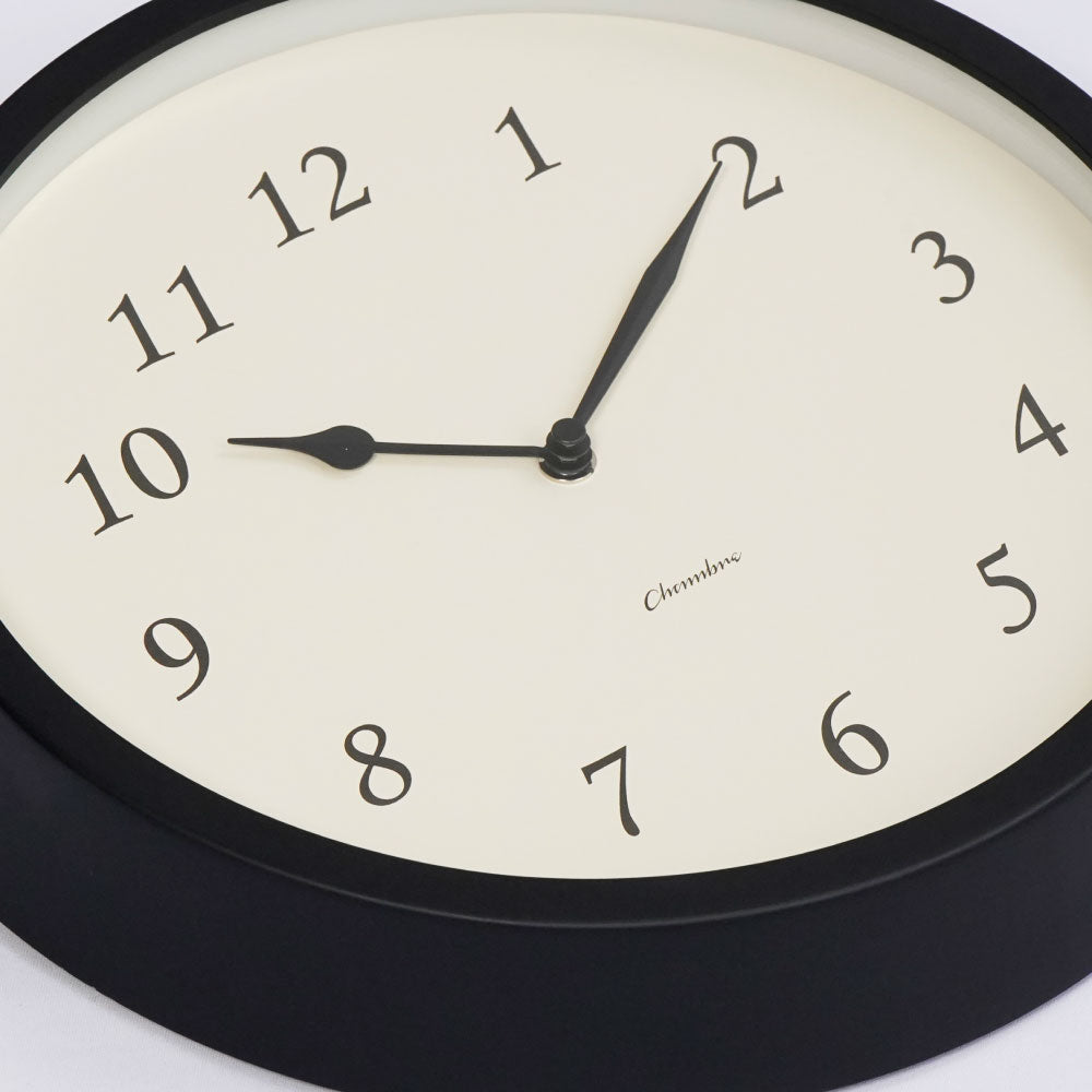 CHAMBRE Clair CLOCK BLACK CH-076BK シャンブル 掛け時計 電波時計