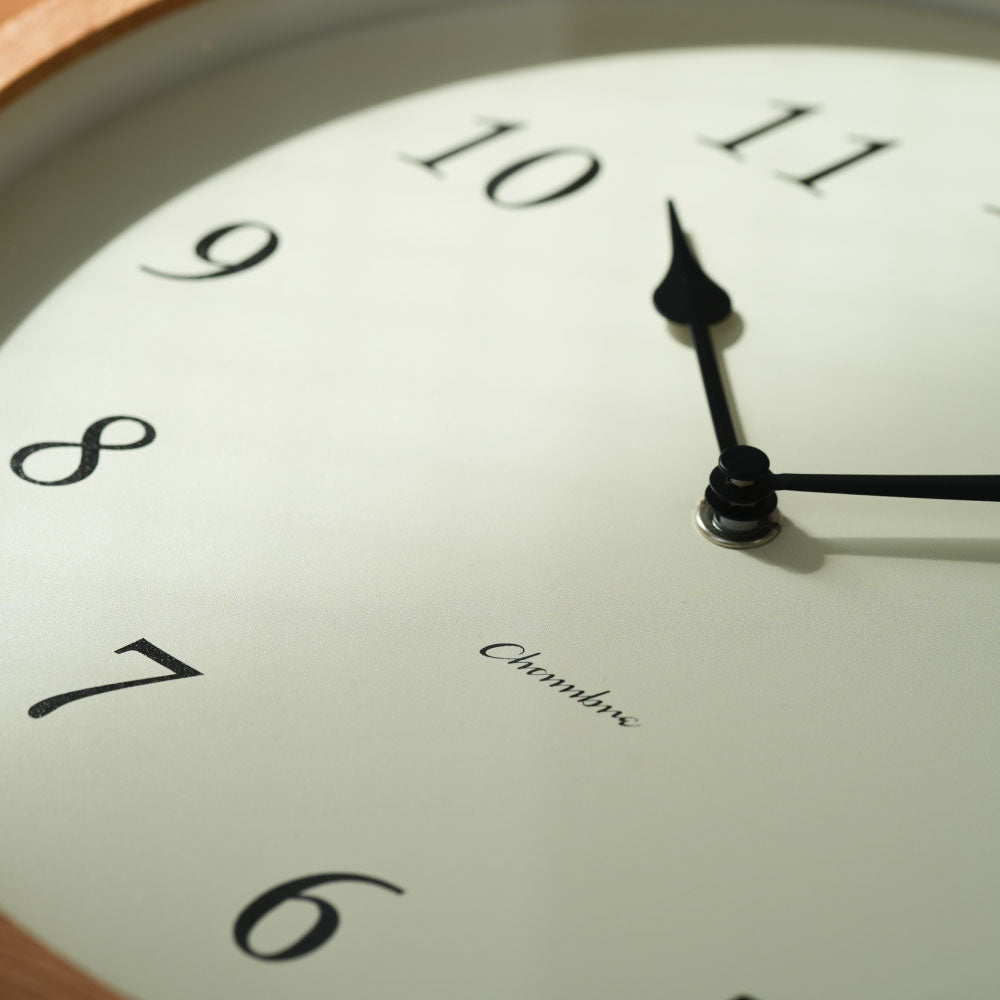 CHAMBRE Clair CLOCK OAK CH-076OA シャンブル 掛け時計 電波時計