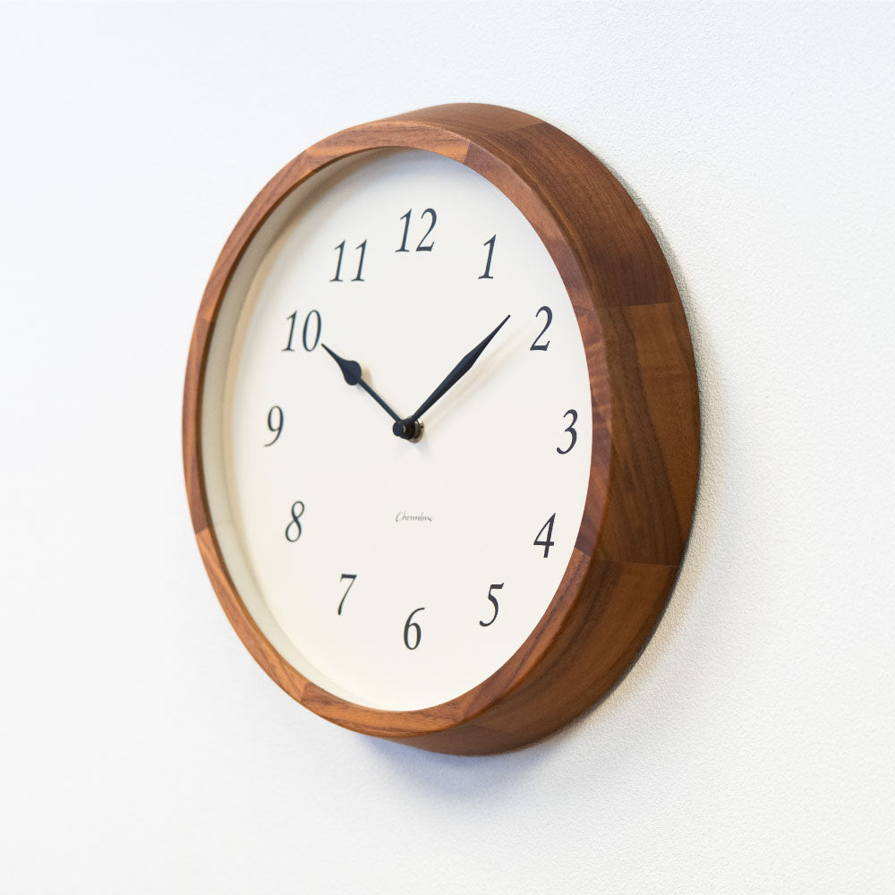 CHAMBRE Clair CLOCK WALNUT CH-076WN シャンブル 掛け時計 電波時計