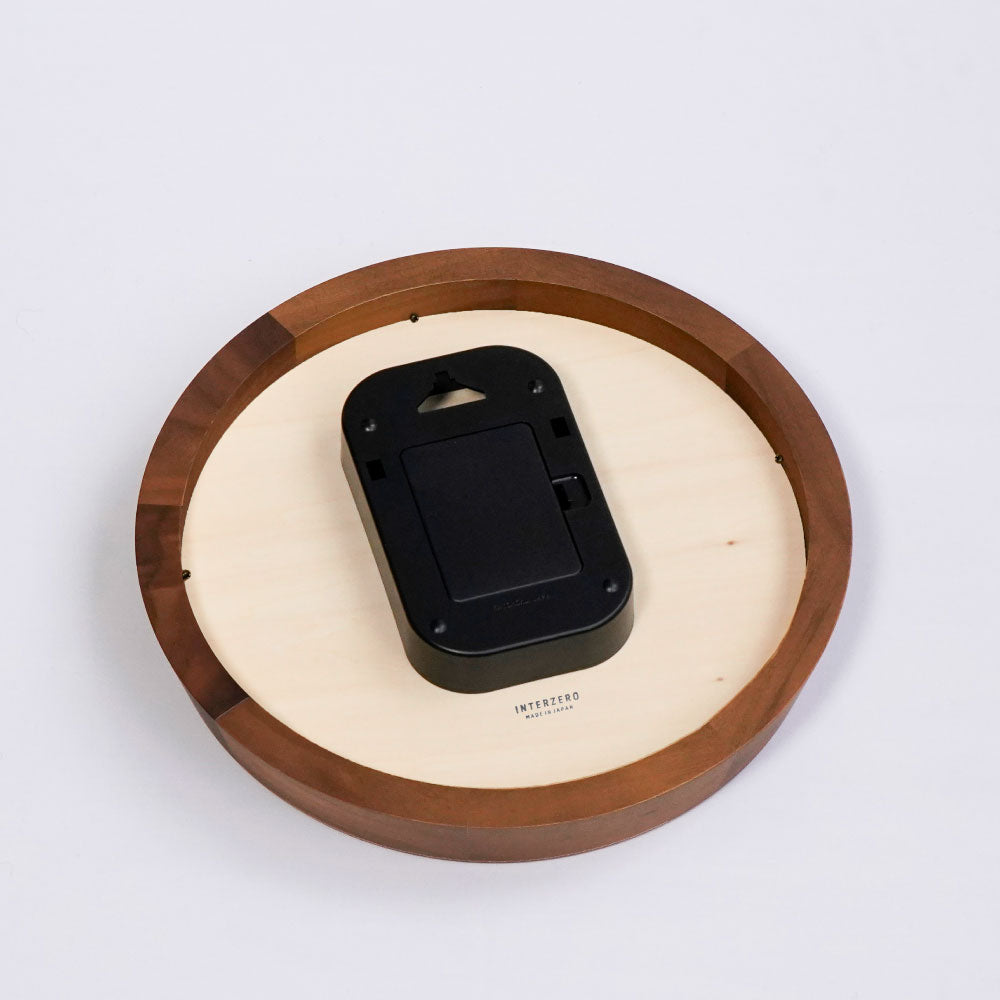 CHAMBRE Clair CLOCK WALNUT CH-076WN シャンブル 掛け時計 電波時計