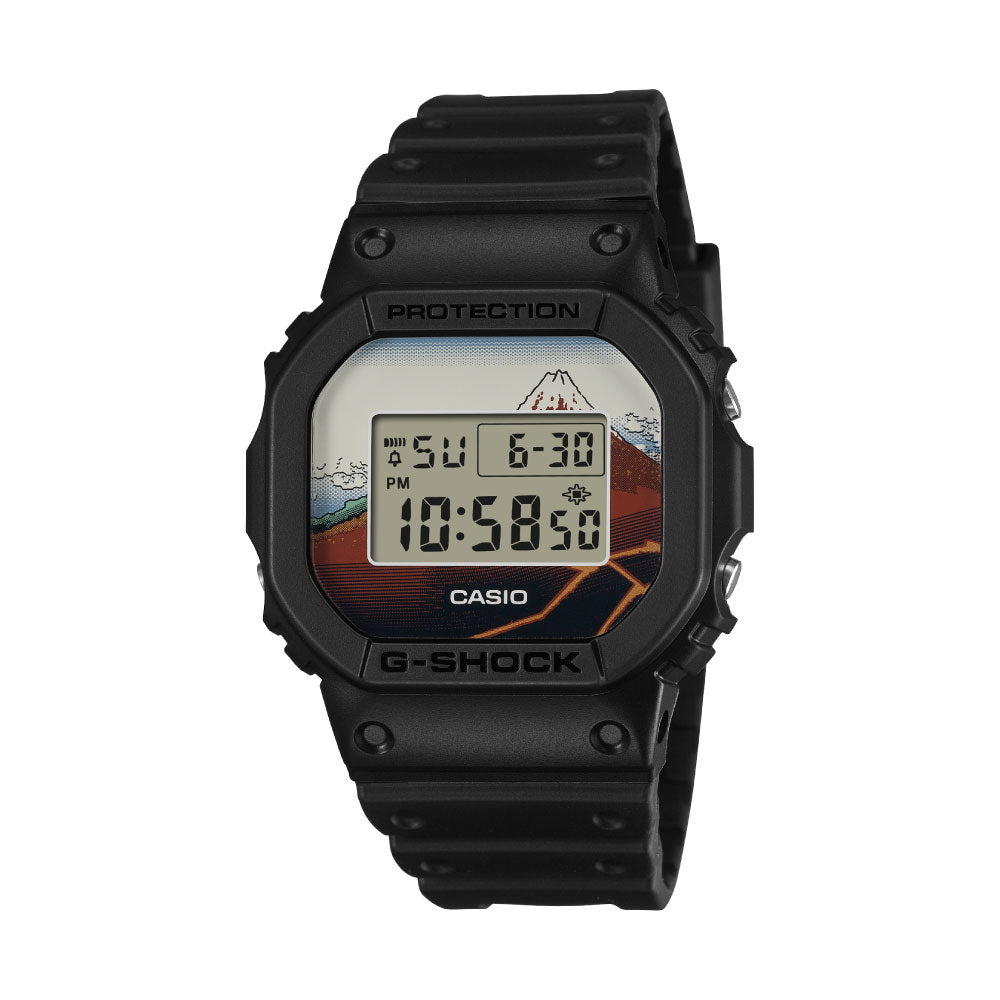 G-SHOCK DIGITAL 5600 SERIES 葛飾北斎「山下白雨」 DW-5600KHSH25-1JR