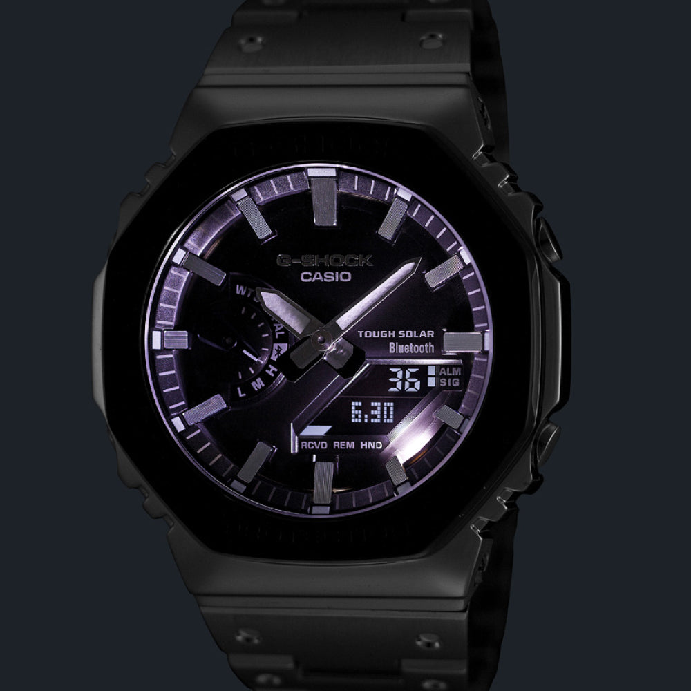 <先行予約受付中/2025年10月10日発売>G-SHOCK FULL METAL 2100 Series GM-B2100BT-1AJF カシオ ジーショック フルメタル 腕時計 メンズ