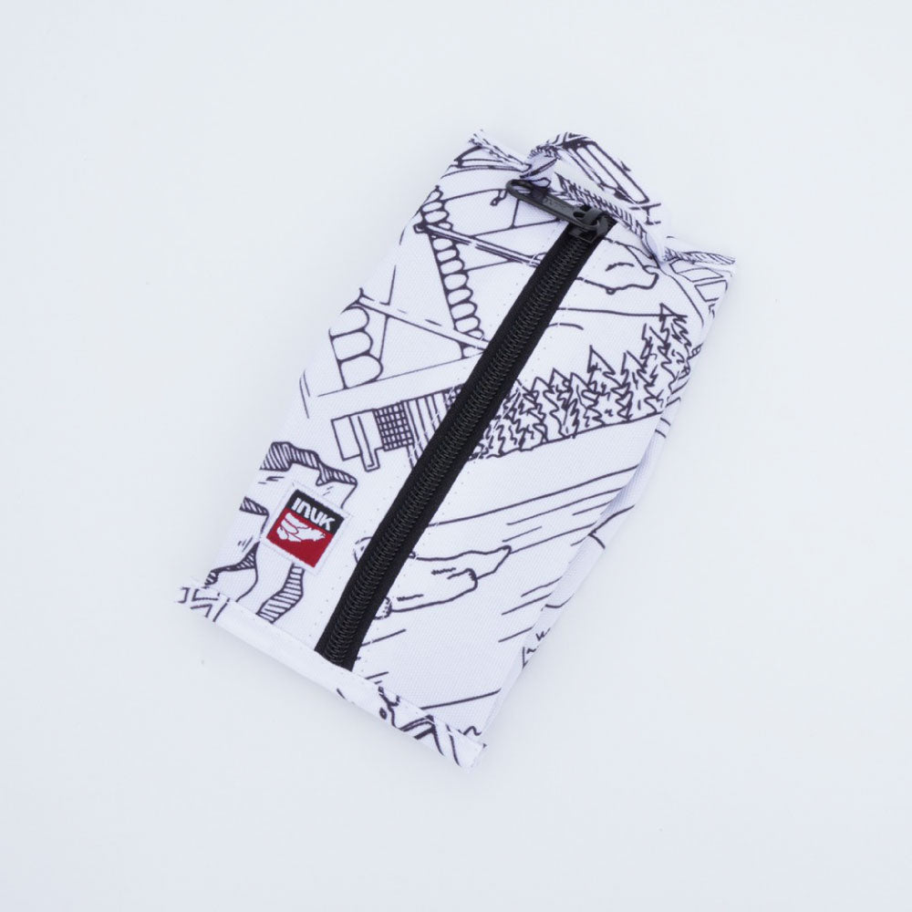 INUK P-A-P BEAR'S LIFE BACKPACK S WHITE SKETCH イヌーク バックパック ユニセックス