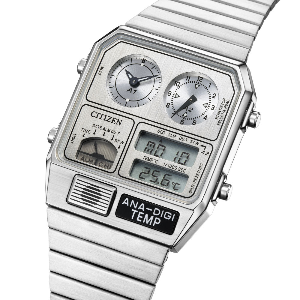 <2025年10月16日発売予定>CITIZEN RECORD LABEL Metallic ANA-DIGI TEMP JG2101-51H 限定モデル500本 レコードレーベル アナデジテンプ 腕時計 メンズ