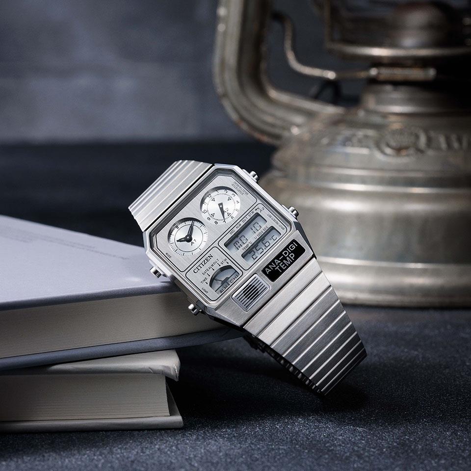 <2025年10月16日発売予定>CITIZEN RECORD LABEL Metallic ANA-DIGI TEMP JG2101-51H 限定モデル500本 レコードレーベル アナデジテンプ 腕時計 メンズ