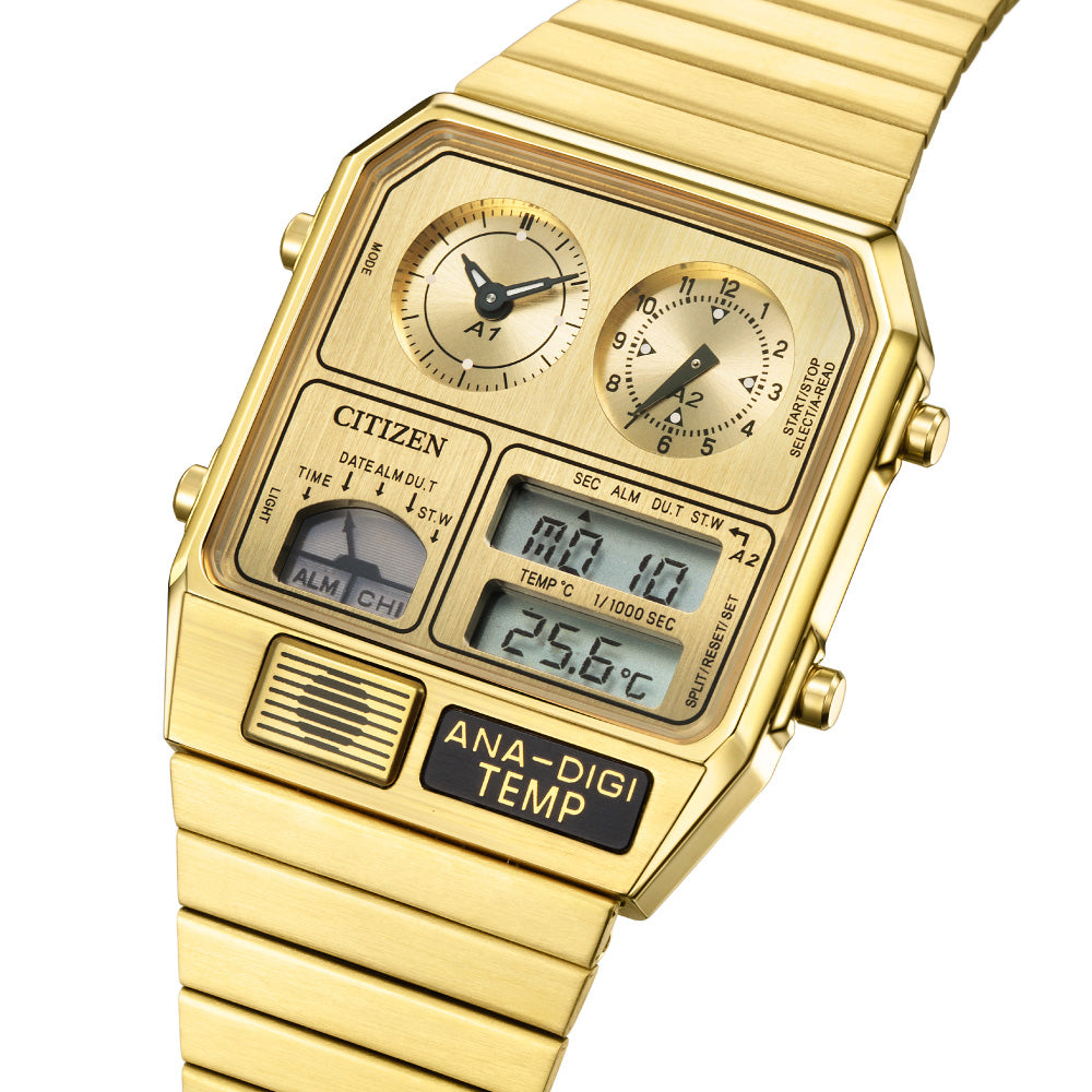 <2025年10月16日発売予定>CITIZEN RECORD LABEL Metallic ANA-DIGI TEMP JG2103-56P 限定モデル400本 レコードレーベル アナデジテンプ 腕時計 メンズ