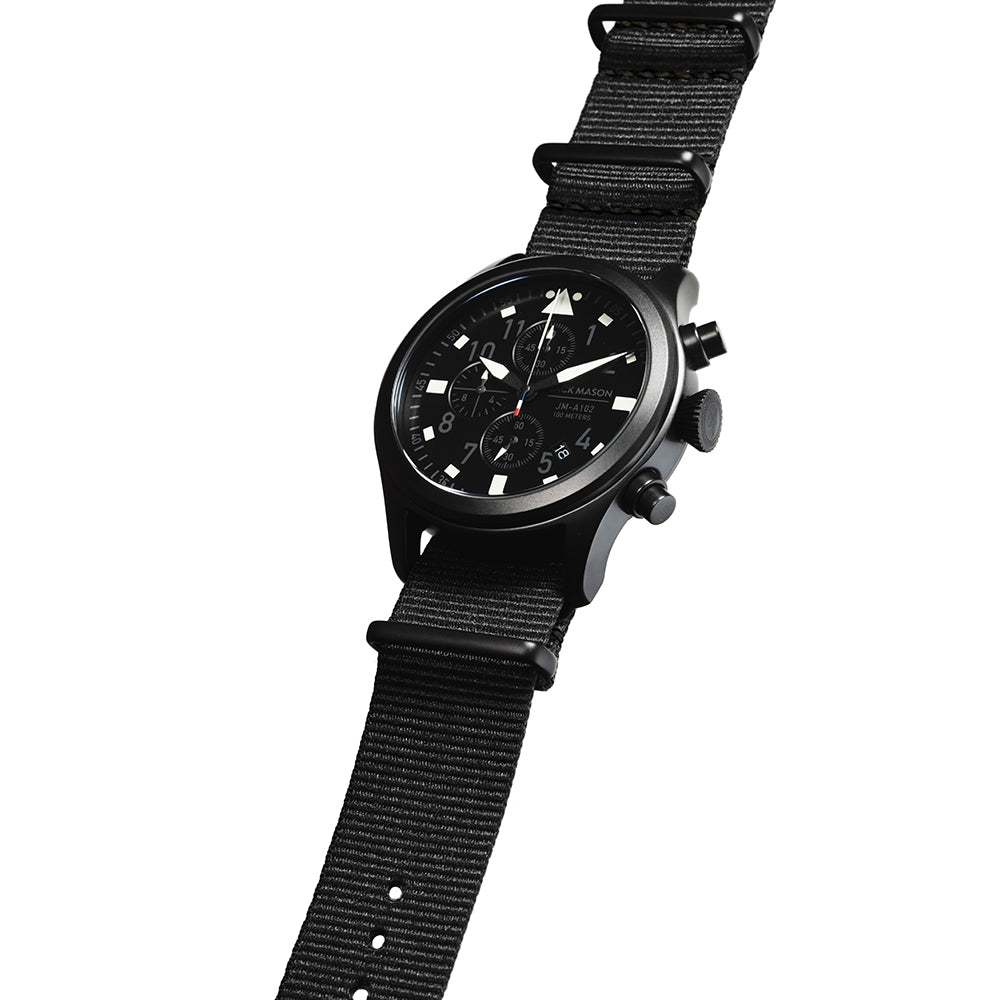 JACK MASON 日本限定 AVIATION BLACKOUT MODELS JM-A102-405