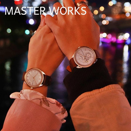 MASTER WORKS Quattro 001 MW08SRS-FDBRO8  Quattro 003 MW06SRS-ECDBO8 マスターワークス 腕時計 ペア