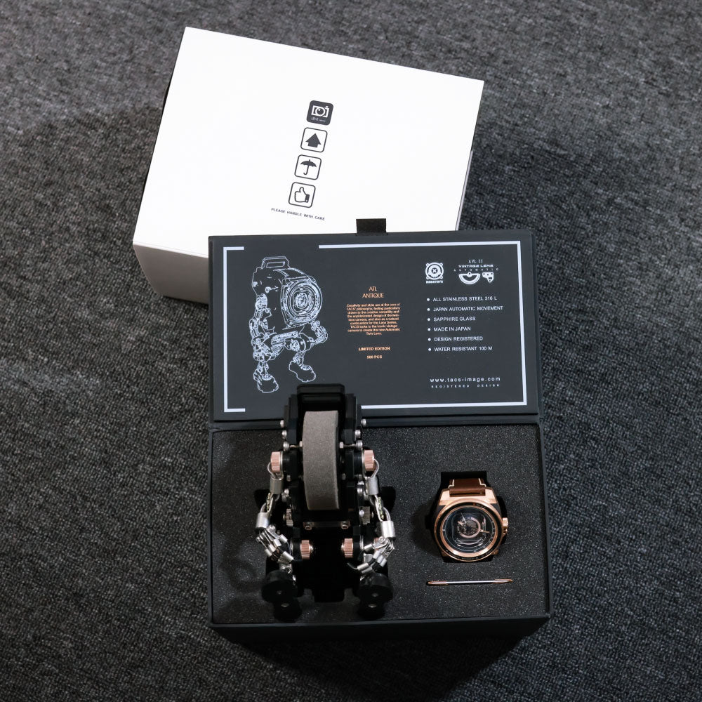 TACS LENS AUTOMATIC II TS1803O AVLⅡ Bronze×Robotoys 限定BOXセット 世界限定500個 タックス 腕時計 メンズ