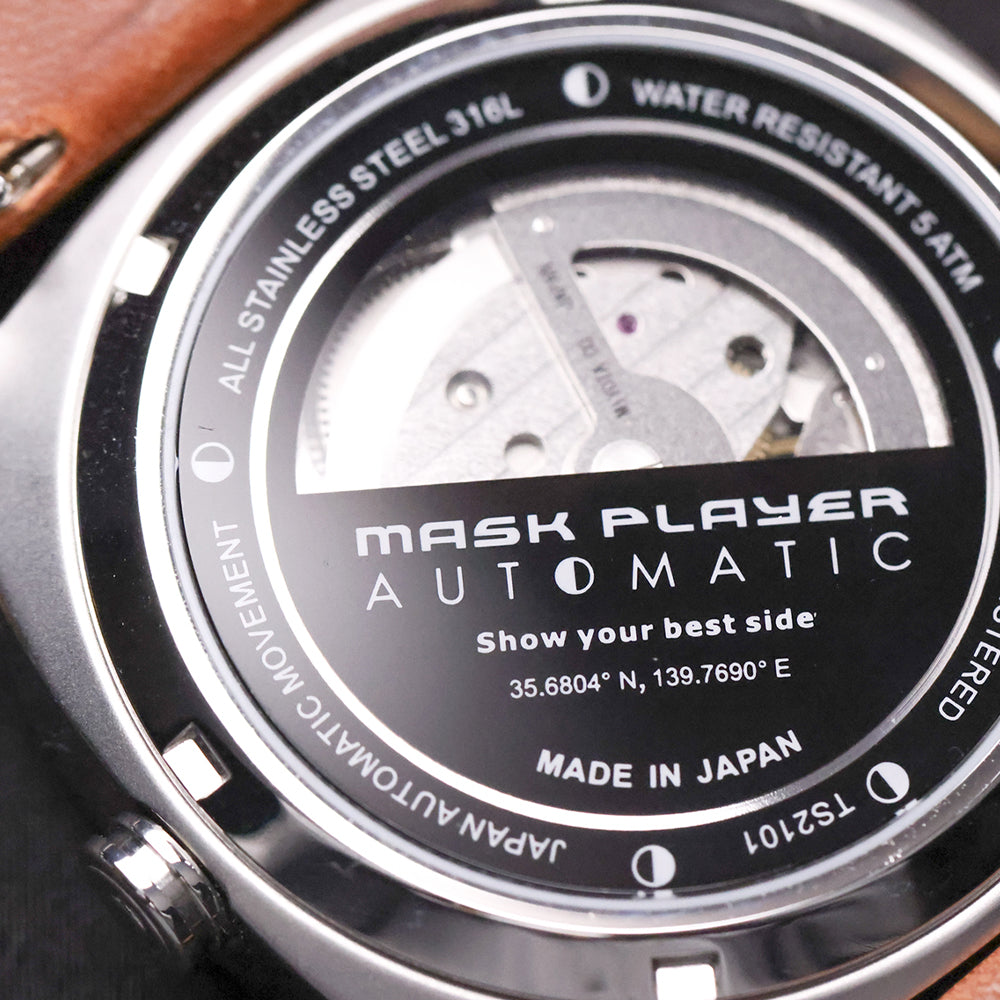 TACS MASK PLAYER AUTOMATIC TS2101B 自動巻き機械式腕時計 タックス 腕時計 ユニセックス