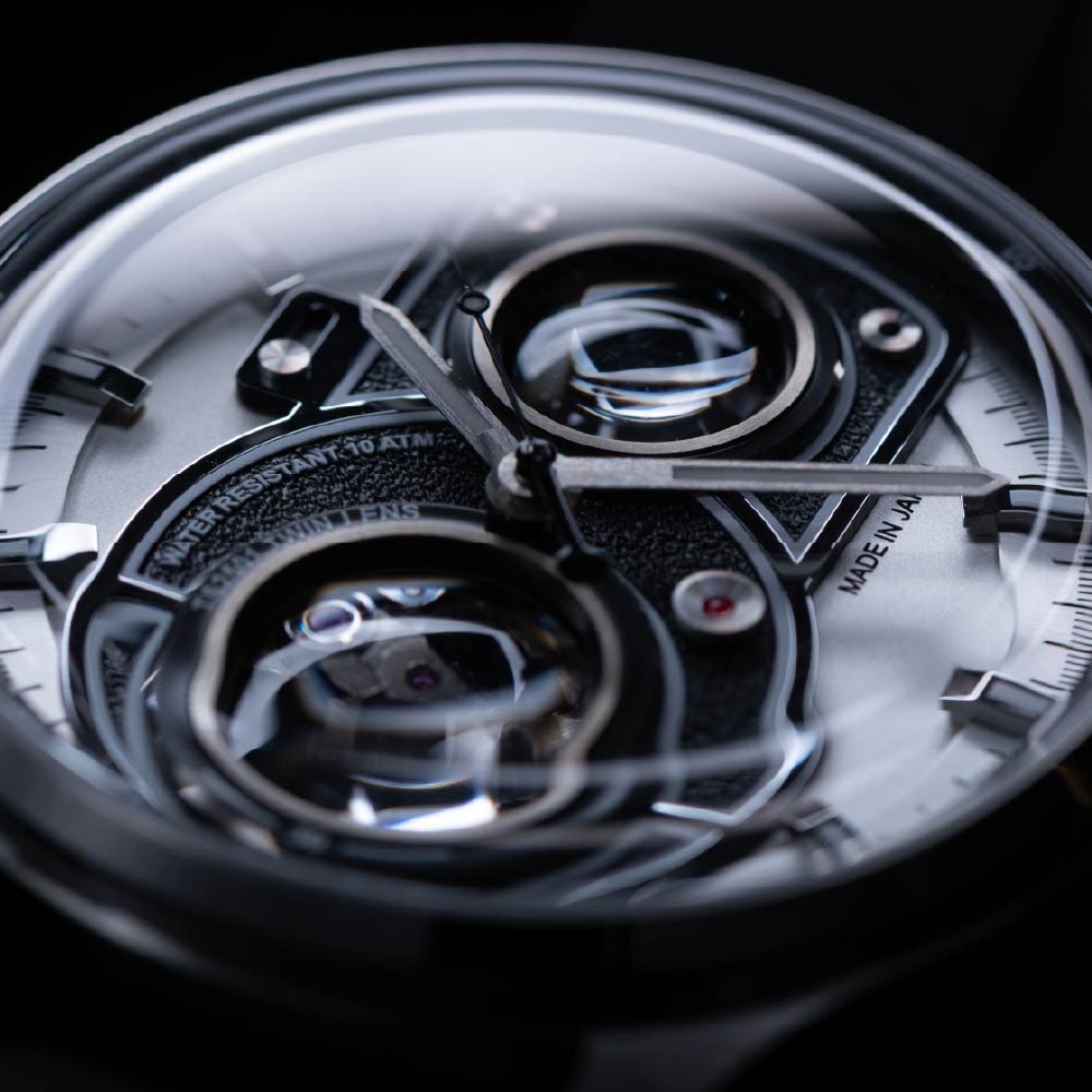 TACS TWIN LENS Lite Lumiere Blanc TS2501A タックス 腕時計 自動巻き