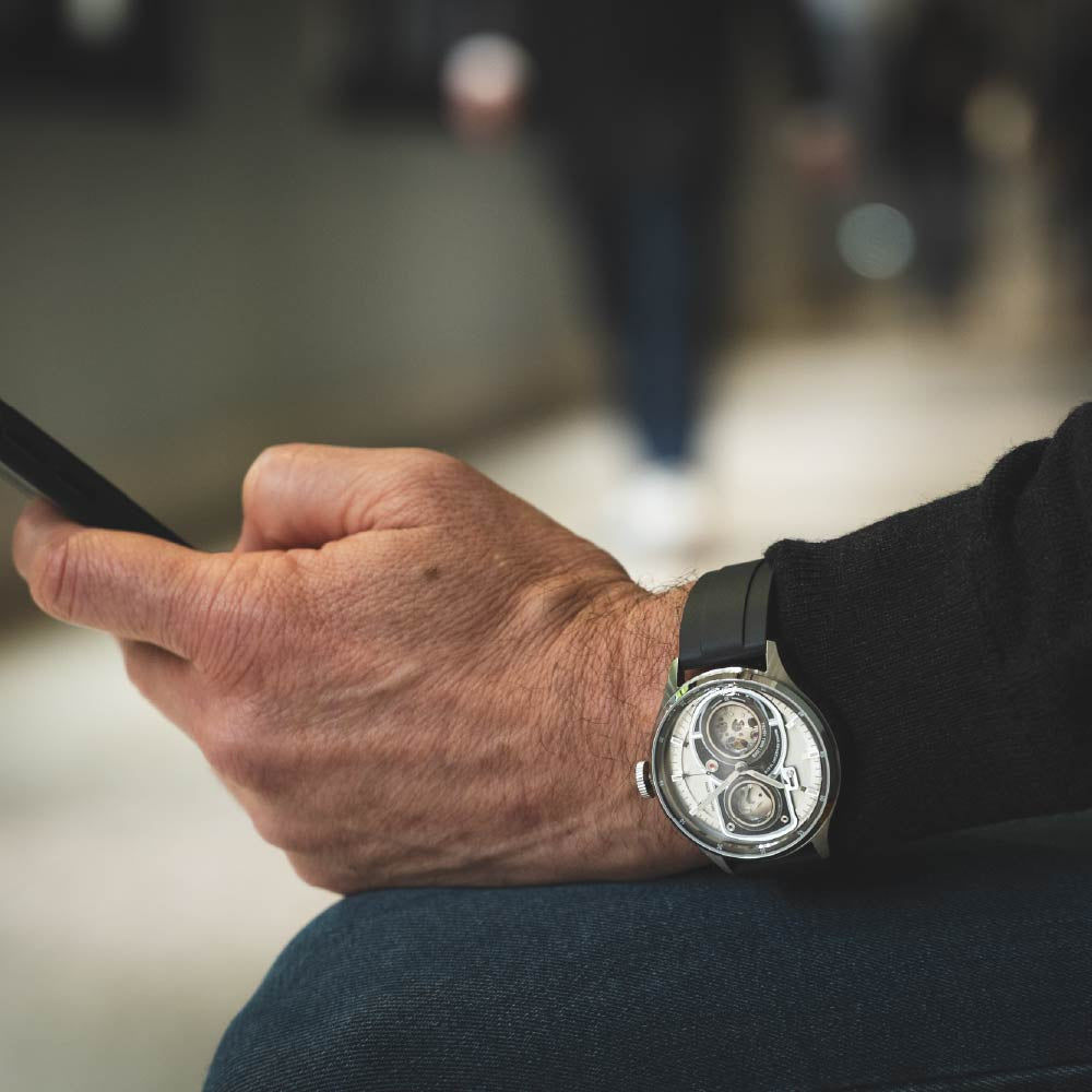 TACS TWIN LENS Lite Lumiere Blanc TS2501A タックス 腕時計 自動巻き