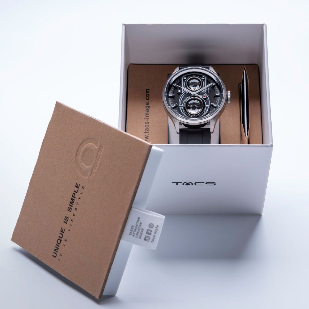 TACS TWIN LENS Lite Obscura Slate TS2501B タックス 腕時計 自動巻き