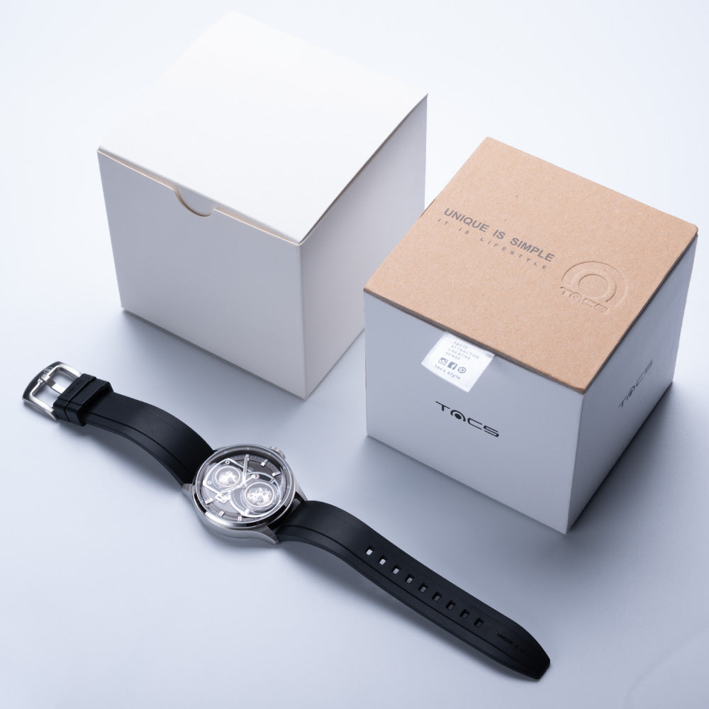 TACS TWIN LENS Lite Obscura Slate TS2501B タックス 腕時計 自動巻き