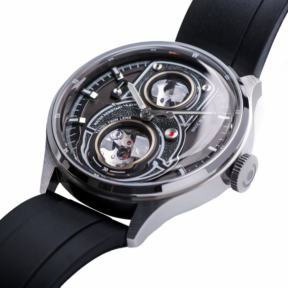 <先行予約受付中/10月15日発売>TACS Robotoys TWIN LENS Lite Obscura Slate TS2501BR タックス 腕時計 メンズ 自動巻き