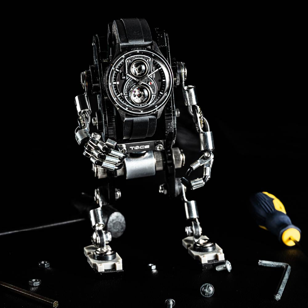 <先行予約受付中/10月15日発売>TACS Robotoys TWIN LENS Lite Obscura Slate TS2501BR タックス 腕時計 メンズ 自動巻き