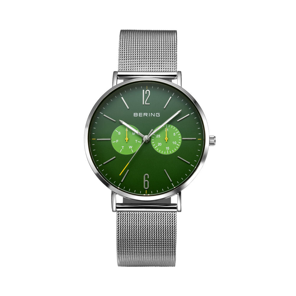 BERING Mens Unisex Changes Ocean Forest Green 14240-509 ベーリング 腕時計 メンズ 日本限定