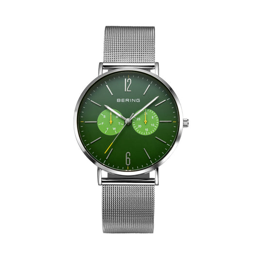 BERING Mens Unisex Changes Ocean Forest Green 14240-509 ベーリング 腕時計 メンズ 日本限定