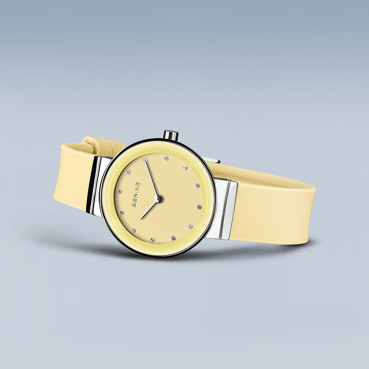 ＜GW SALE＞BERING COLOURFUL Summer Yellow 10129-600（ベーリング カラフルサマー シリコンラバー イエロー）ベーリング 時計