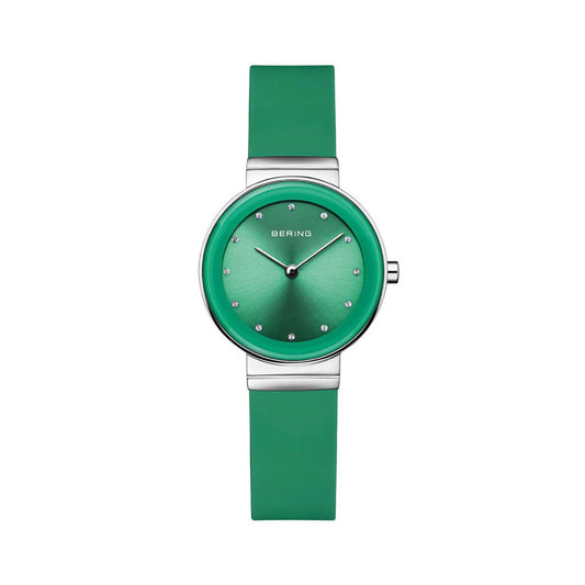 ＜GW SALE＞BERING COLOURFUL Summer Green 10129-808（ベーリング カラフルサマー シリコンラバー グリーン）ベーリング 時計