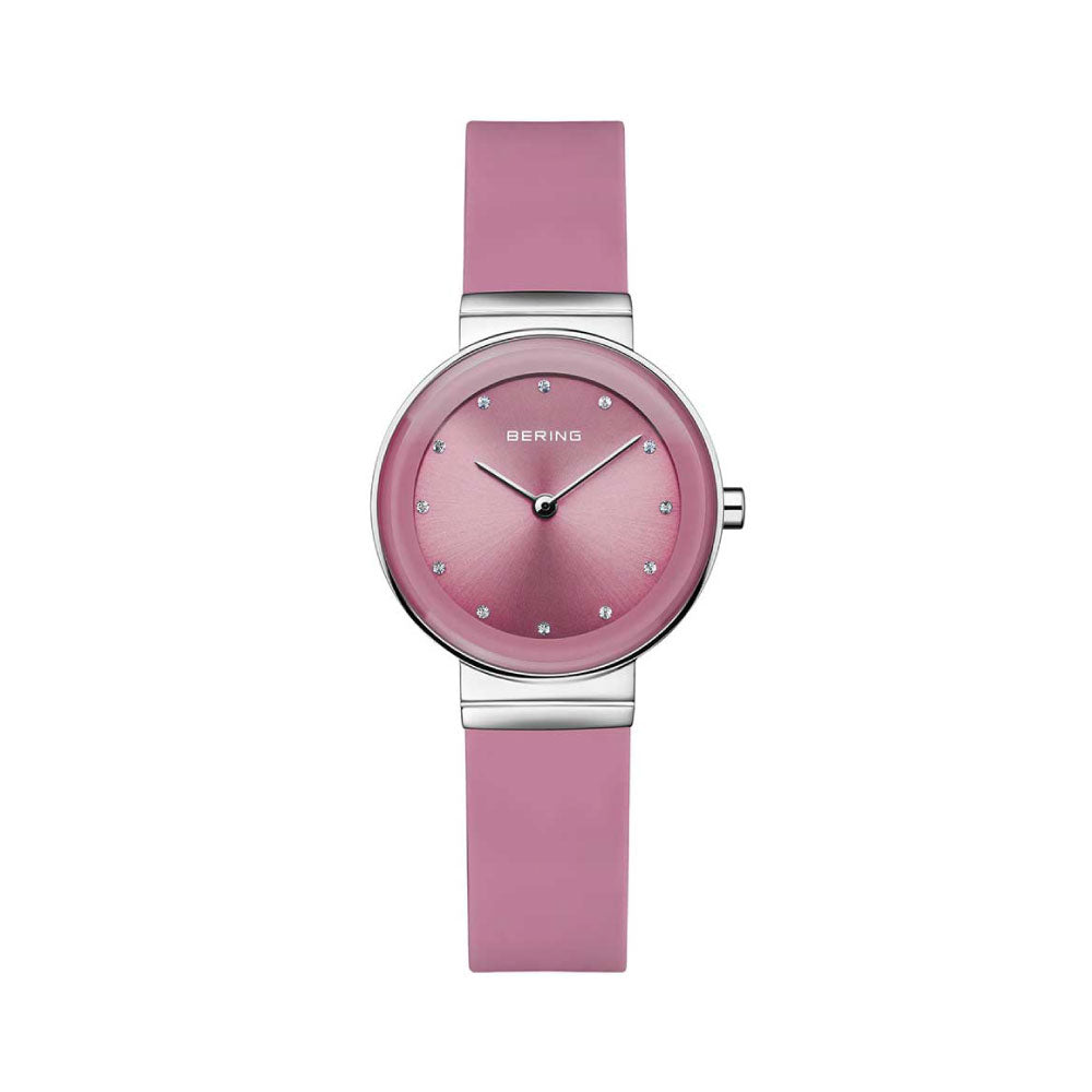 ＜GW SALE＞BERING COLOURFUL Summer Pink 10129-909（ベーリング カラフルサマー シリコンラバー ピンク）ベーリング 時計