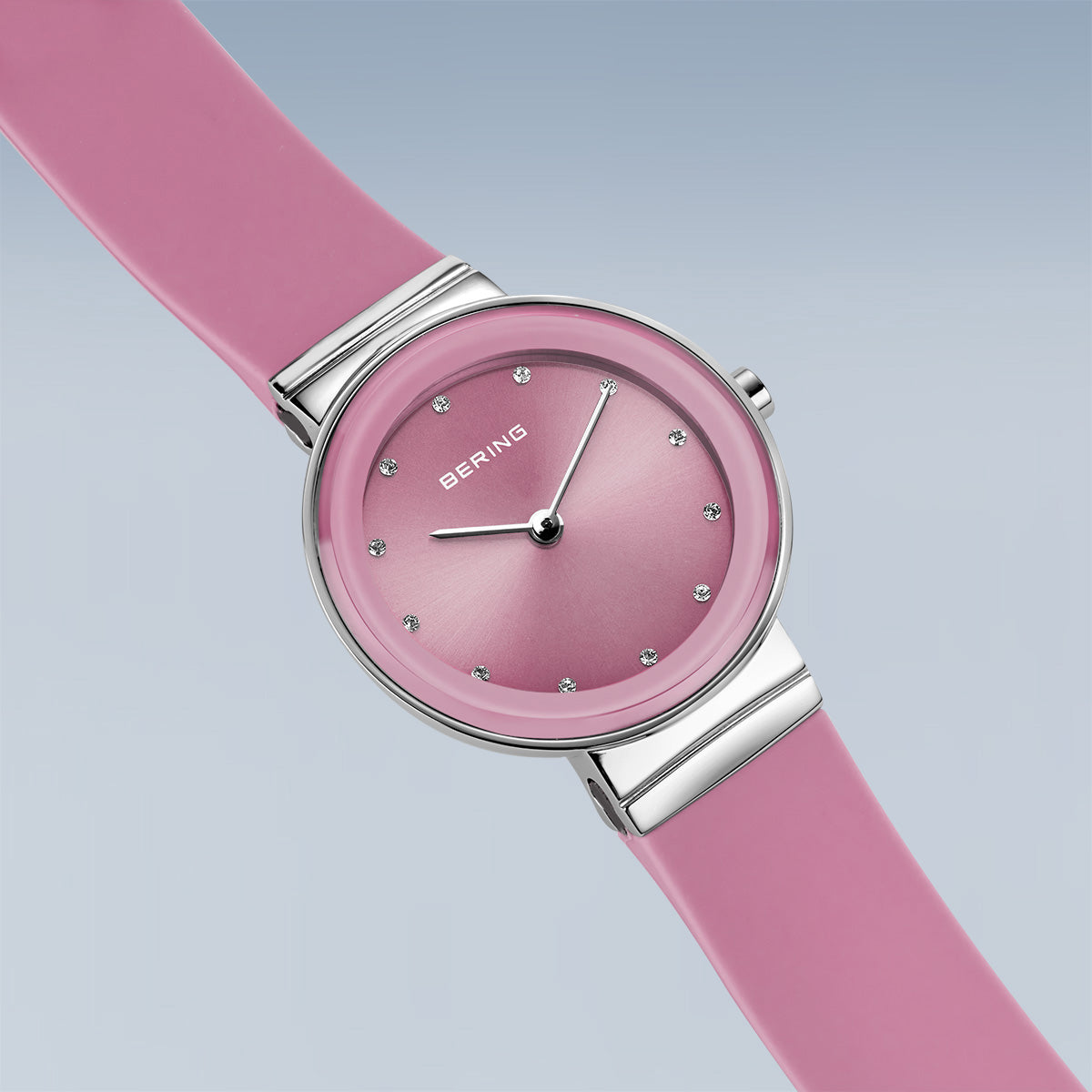＜GW SALE＞BERING COLOURFUL Summer Pink 10129-909（ベーリング カラフルサマー シリコンラバー ピンク）ベーリング 時計