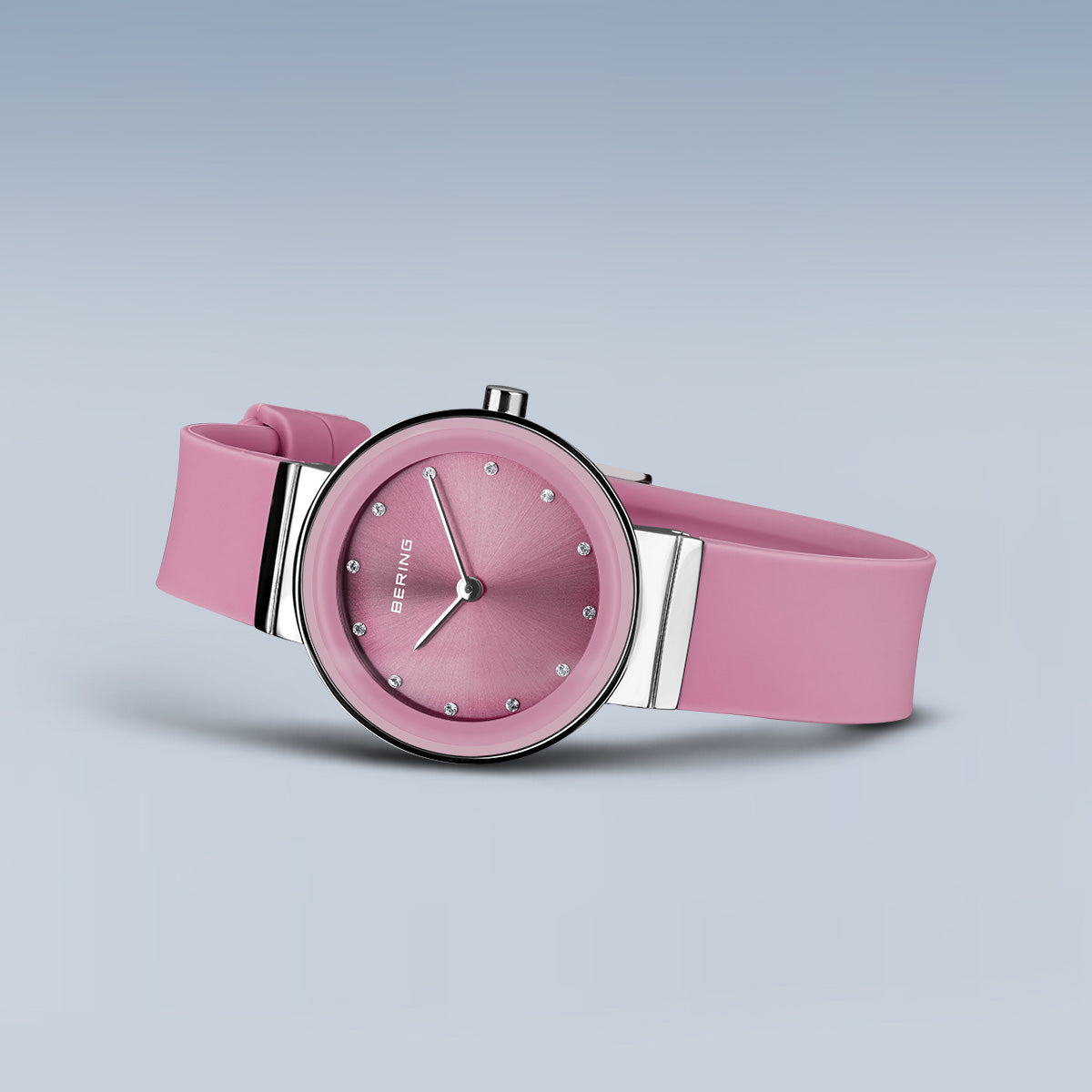 ＜GW SALE＞BERING COLOURFUL Summer Pink 10129-909（ベーリング カラフルサマー シリコンラバー ピンク）ベーリング 時計