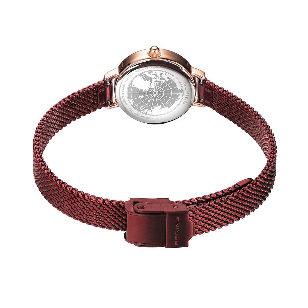 BERING Classic Mini Red 11022-363 ベーリング 腕時計