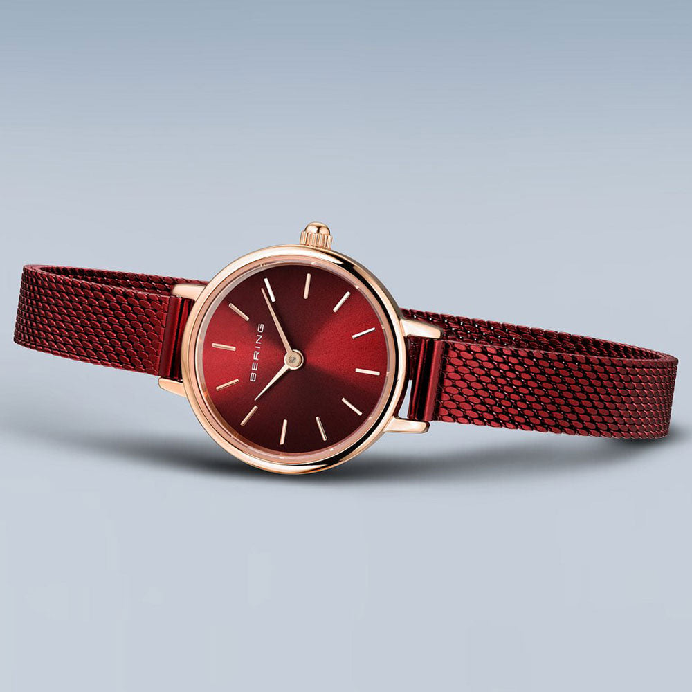 BERING Classic Mini Red 11022-363 ベーリング 腕時計
