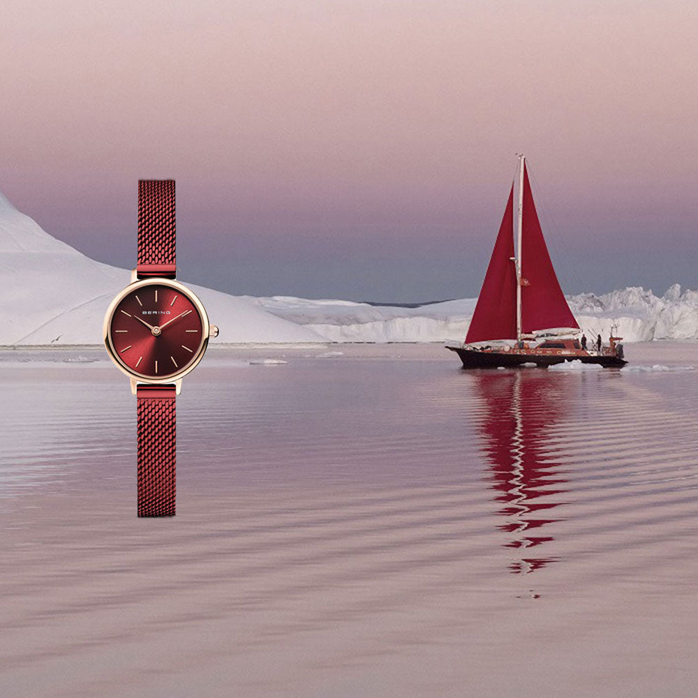 BERING Classic Mini Red 11022-363 ベーリング 腕時計