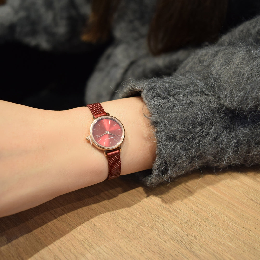 BERING Classic Mini Red 11022-363 ベーリング 腕時計