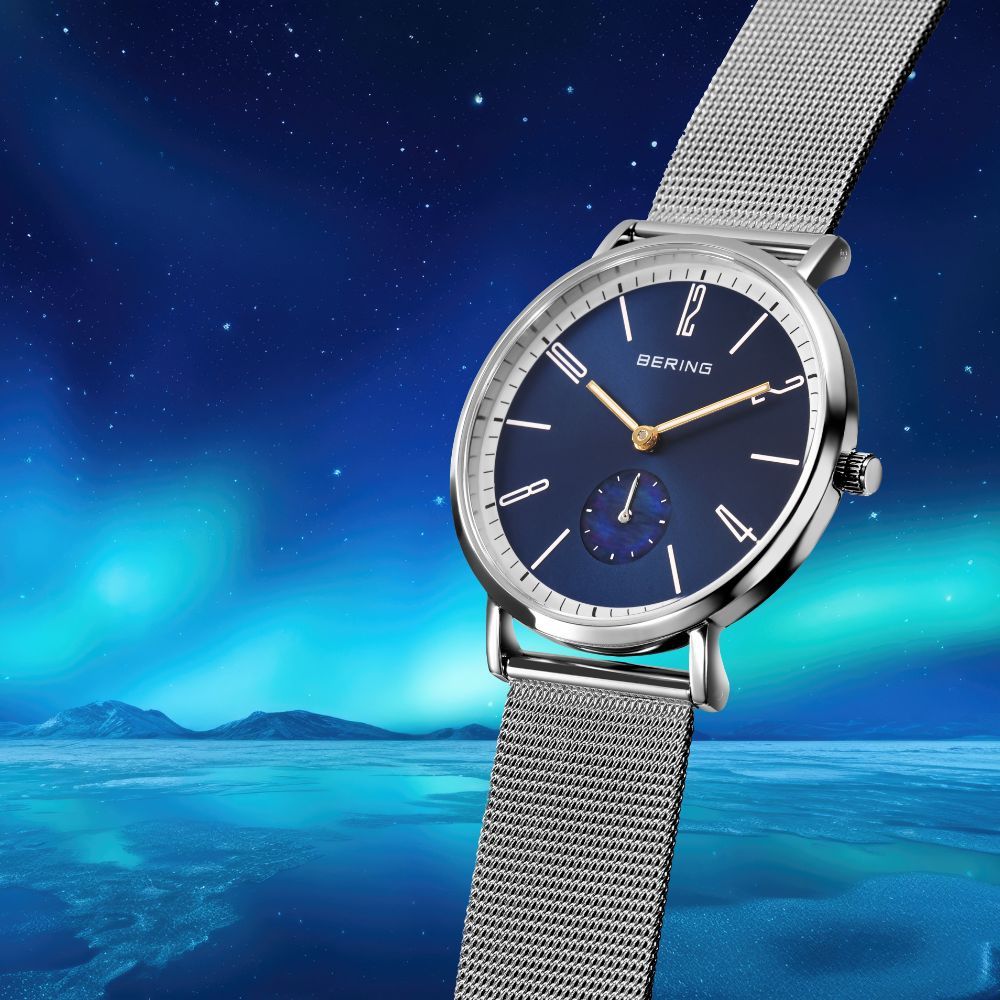 BERING Mens Unisex Northern Lights Japan Limited 14036-007 日本限定 数量限定 ベーリング 腕時計 メンズ