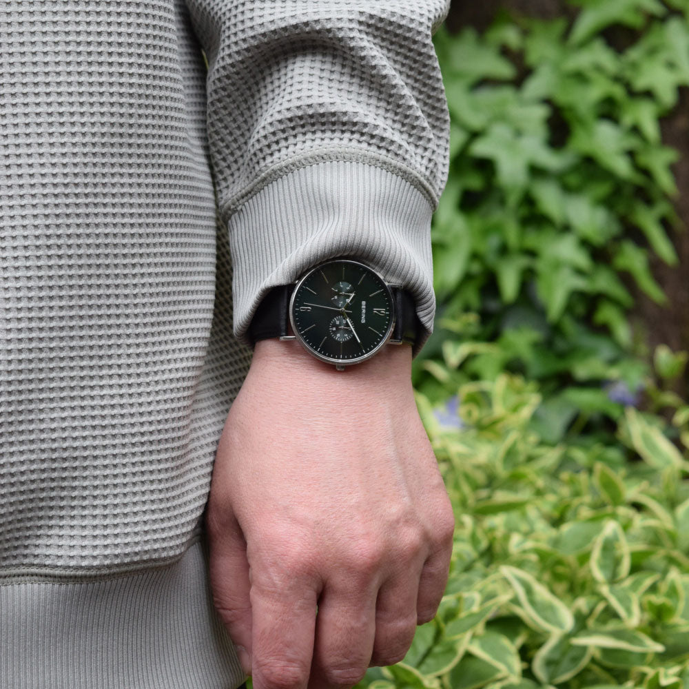 BERING Unisex Changes Deep green 14240-409 ベーリング 腕時計