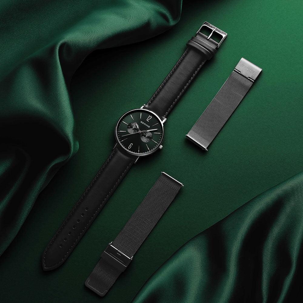BERING Unisex Changes Deep green 14240-409 ベーリング 腕時計