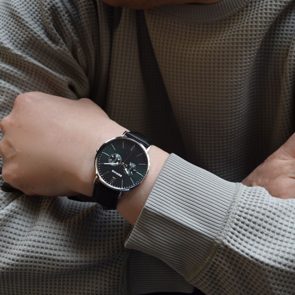 BERING Unisex Changes Deep green 14240-409 ベーリング 腕時計